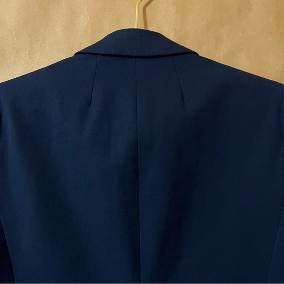 J. Crew | NWOT Parke Blazer in Bi-Stretch Cotton Classic Navy Size 2 - Picture 11 of 16